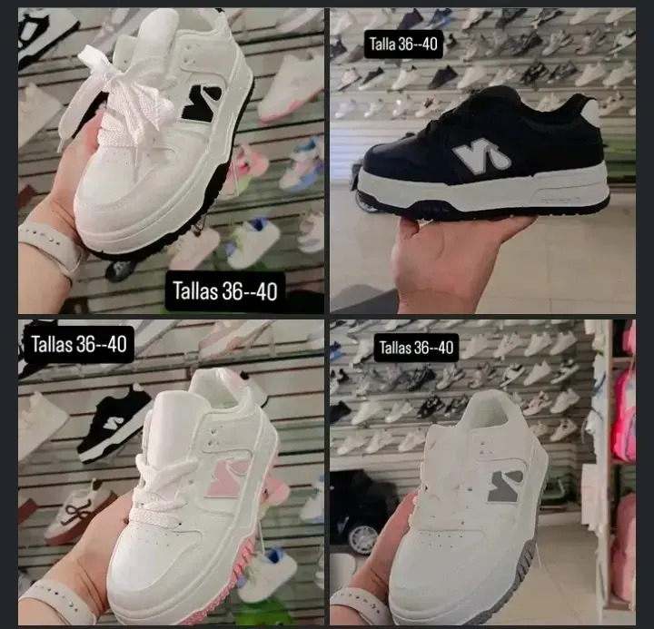 Zapatillas deportivas varias opciones