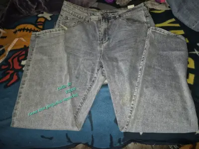Jeans grises talla 42 - miniatura 3
