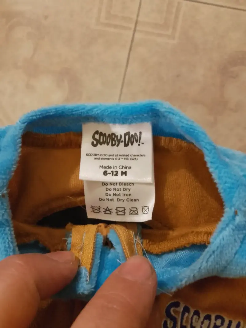 Disfraz infantil de Scooby-Doo talla 6- 12 meses - 2