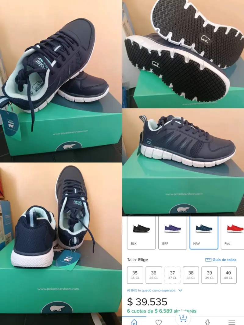 Zapatillas deportivas Polar Bear azul