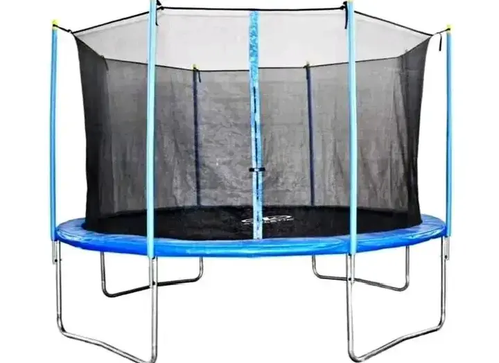Cama elástica con malla protectora