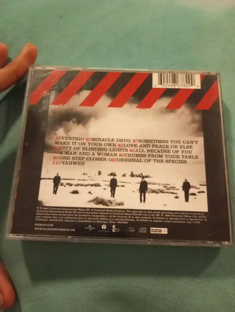 CD U2 - How To Dismantle An Atomic Bomb (Original - 4