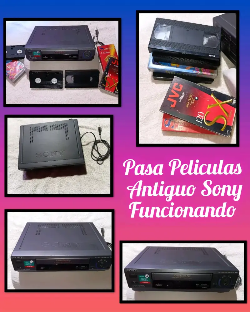 Video Cassette Pasa Películas Sony