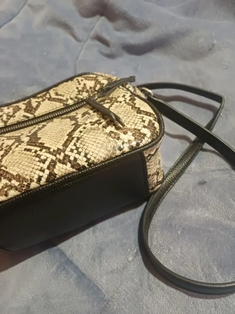 Bolso cruzado estampado serpiente - 2