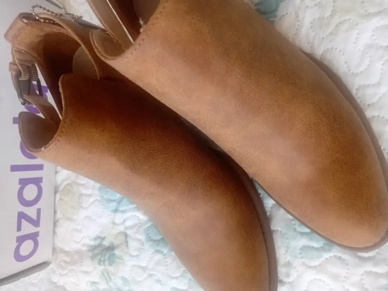 Botines color camel talla 39 - 5