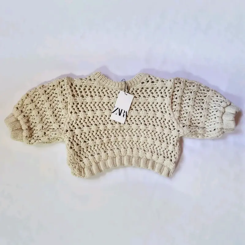 Sweater tejido beige Zara(retorno) - 1