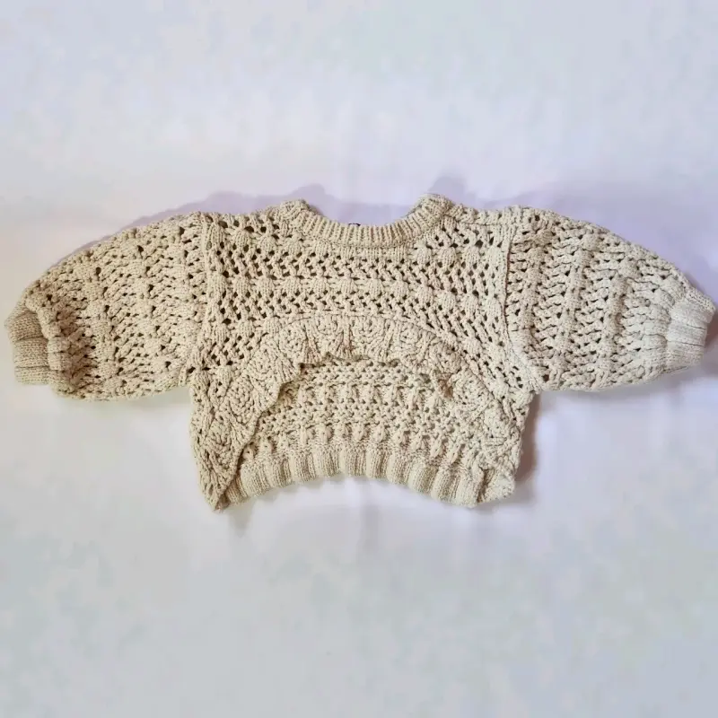 Sweater tejido beige Zara(retorno) - 2