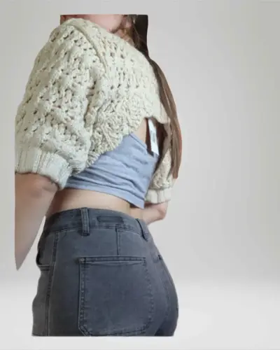 Sweater tejido beige Zara(retorno) - miniatura 5