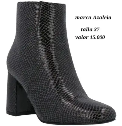 Botines rojos  y negro Azaleia - miniatura 2