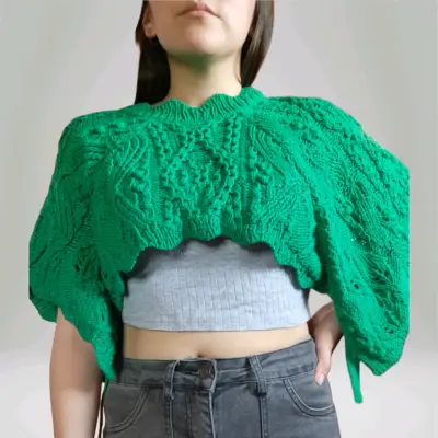 Chaleco verde de punto Zara(retorno) - miniatura 4