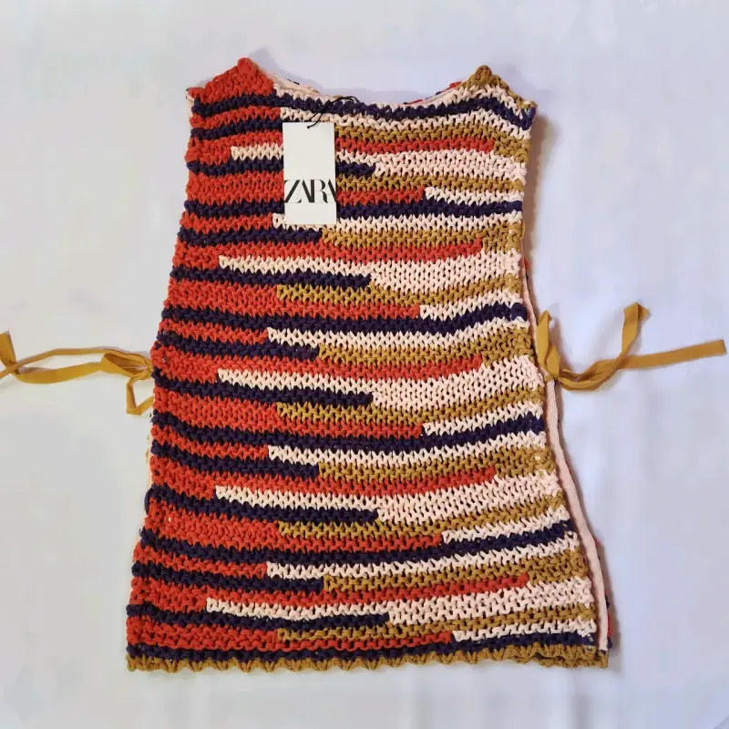 Chaleco tejido multicolor Zara(retorno) - 2