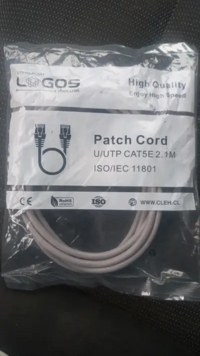 Cable de Red U/UTP CAT5E 2.1M - miniatura 1