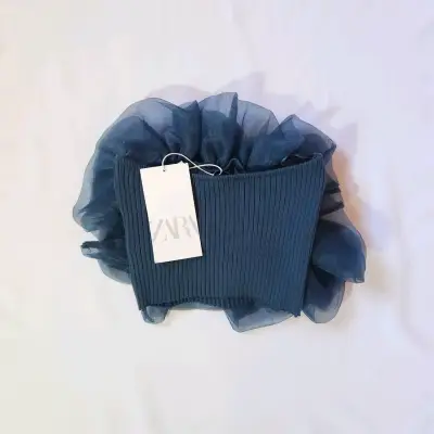 Top floral azul - miniatura 3