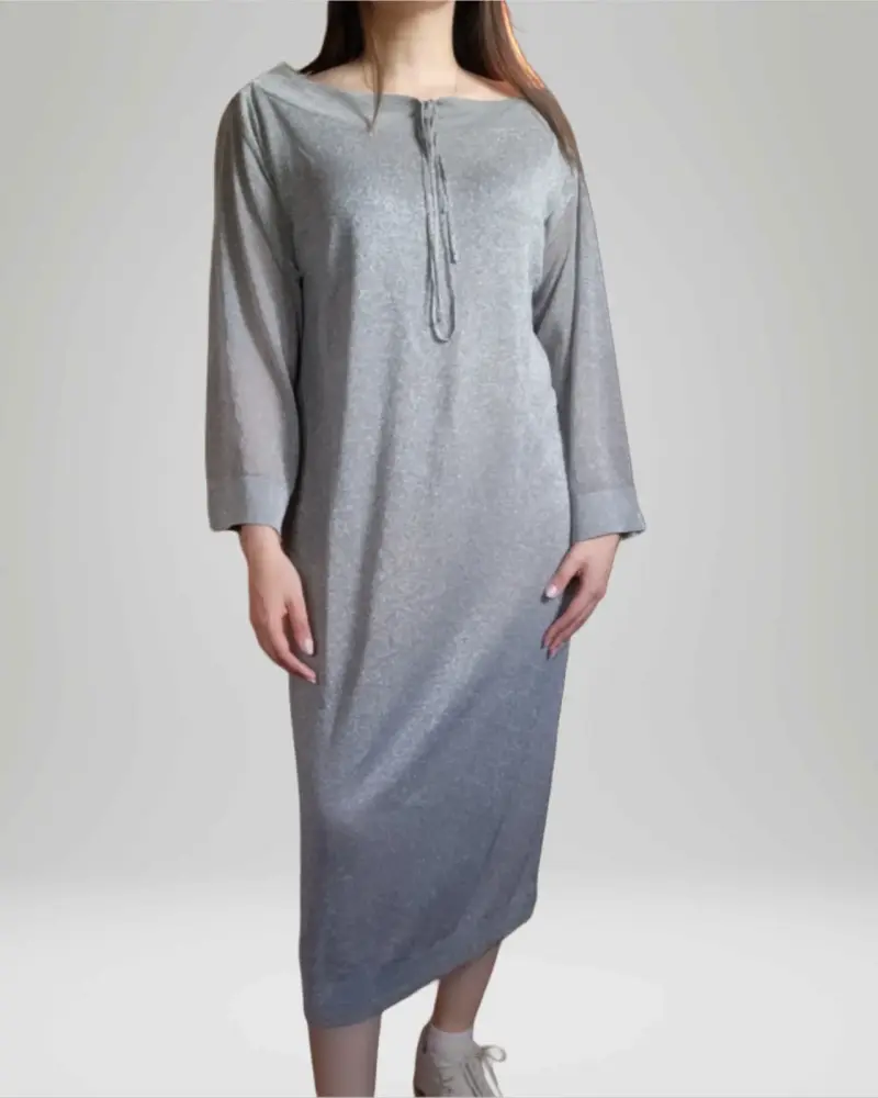 Vestido gris brillante nuevo Zara(retorno) - 4