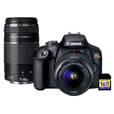 Cámara Canon EOS Rebel T100 con lentes - miniatura 1