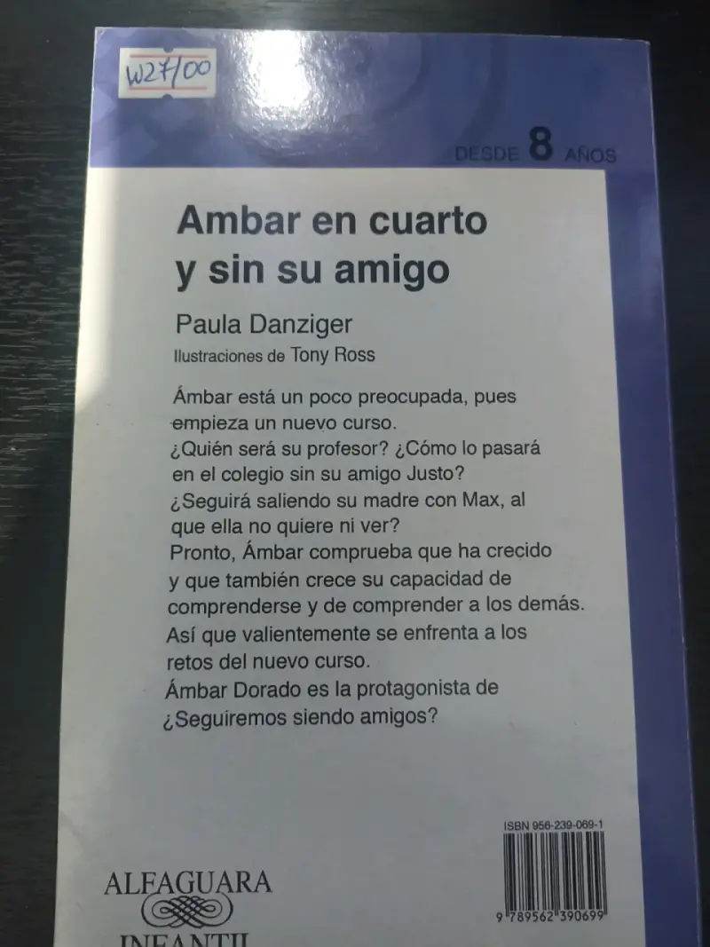 Libro Ámbar en cuarto - 2