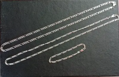 Set de joyería de plata - miniatura 1