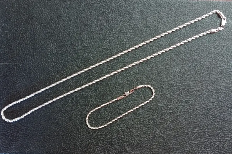 Set de joyería de plata - 2