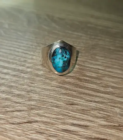 Anillo y colgante turquesa - miniatura 4