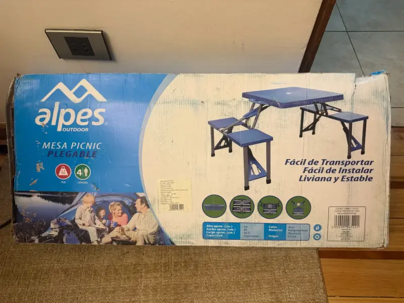 Mesa Picnic Plegable Alpes - 1
