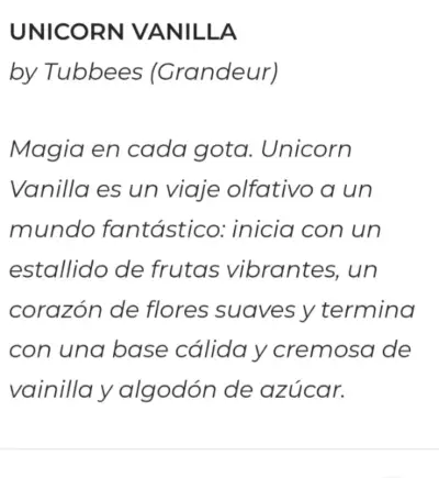 Perfume Unicorn Vanilla 50ml - miniatura 2