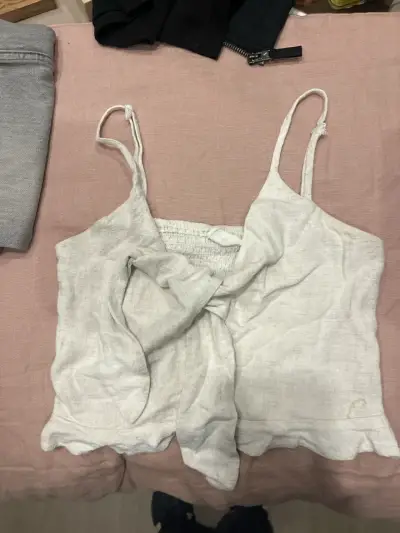 Top beige nudo umbrale - miniatura 1