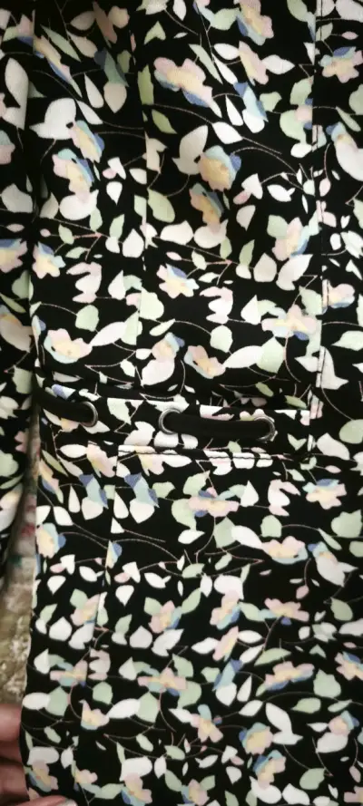 Blazer  estampado floral negro - miniatura 1