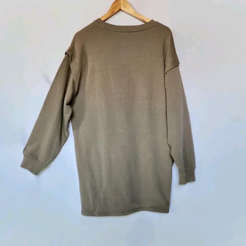 Polerón tipo vestido gris casual Zara(retorno)