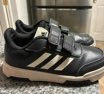 Zapatillas niño  negras con velcro Adidas - miniatura 1