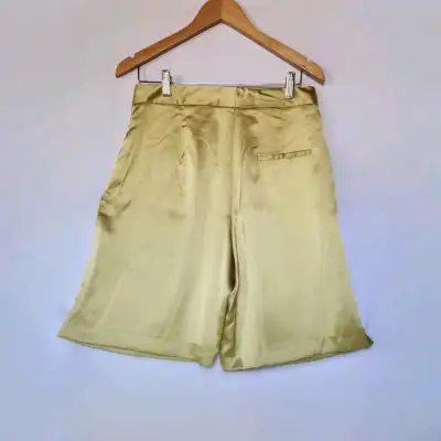 Bermuda satinadas verde Zara(retorno) - miniatura 2
