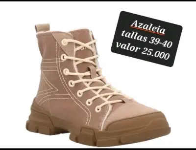 Zapatos negros 37 y botin cafe 39 y 40 Azaleia t - miniatura 2