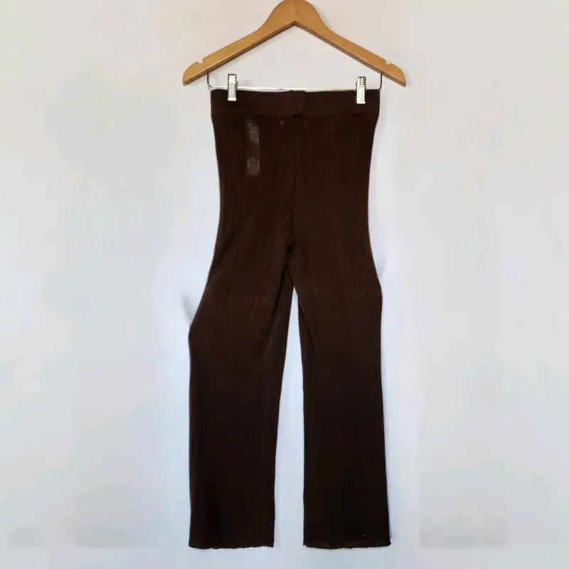Pantalones anchos marrones verano Zara(retorno) - 2