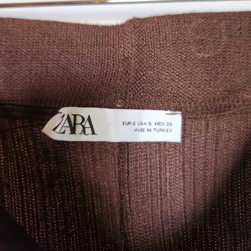 Pantalones anchos marrones verano Zara(retorno) - 3