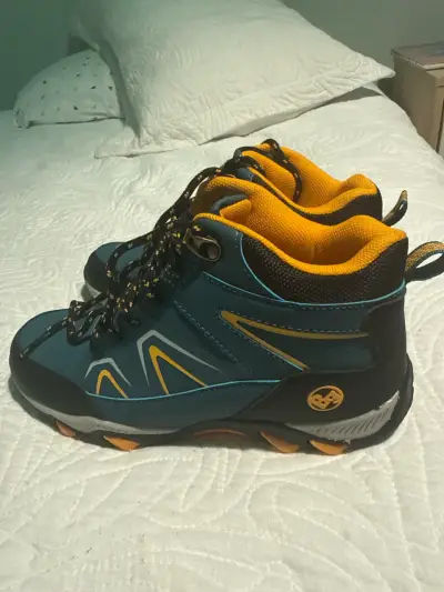 Botas infantiles azul y amarillo - miniatura 3