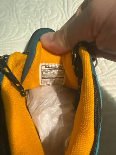 Botas infantiles azul y amarillo - miniatura 6