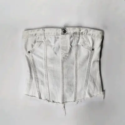 Top corsé blanco Zara(retorno) - miniatura 2