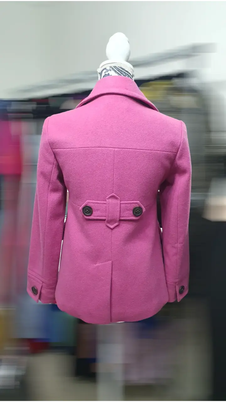 Chaqueta de lana rosada - 2