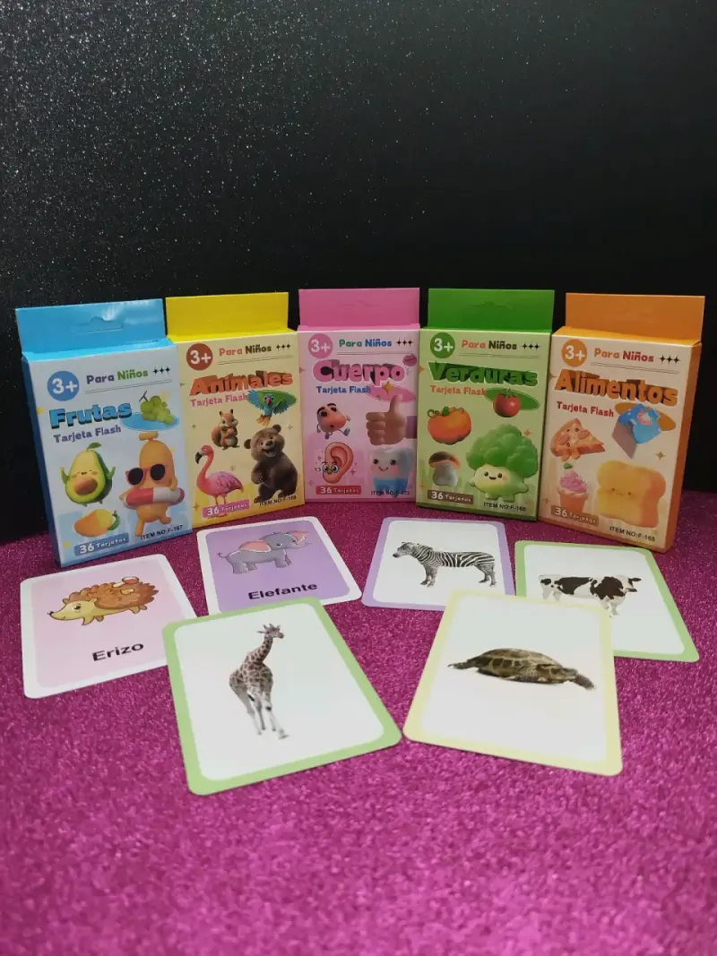 Tarjetas educativas para niños