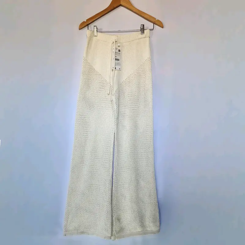 Pantalones de punto beige Zara(retorno) - 4