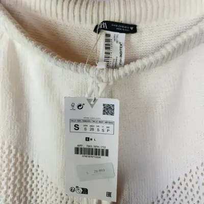 Pantalones de punto beige Zara(retorno) - miniatura 6