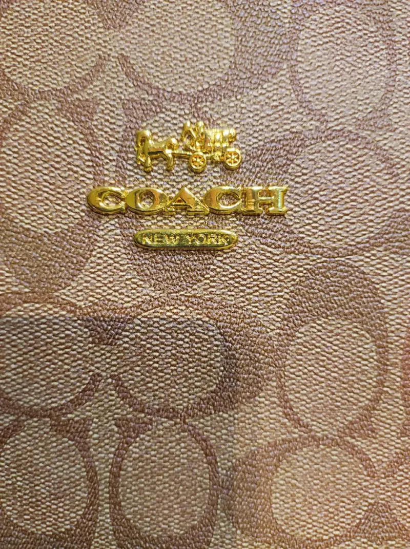 Bolso grande marrón Coach - 2