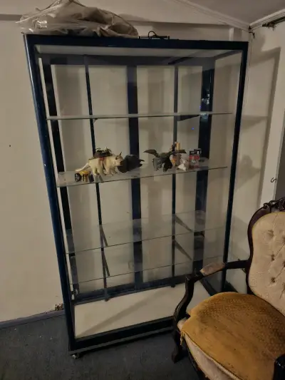 Vitrina de vidrio azul - miniatura 2