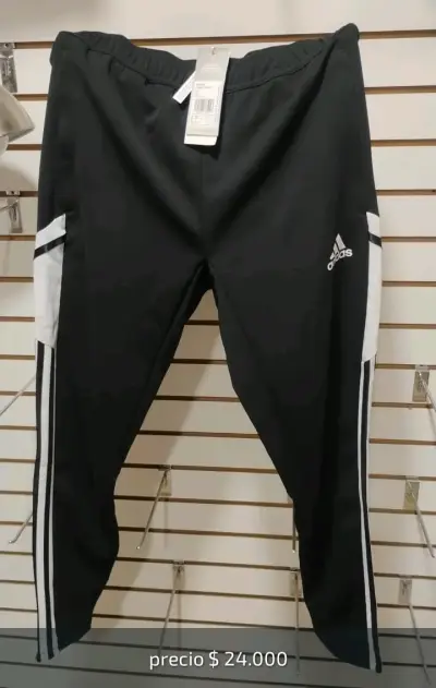 Pantalón deportivo negro Adidas - miniatura 1