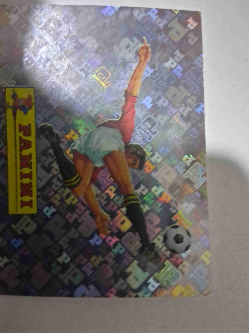 Lámina Panini 00 holográfica fútbol - 1