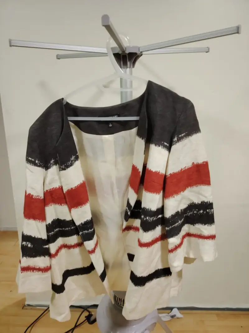 Kimono estilo boho rayado