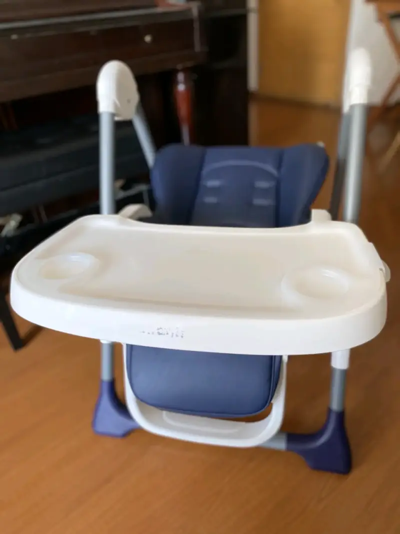 Silla de comer para bebé azul - 6