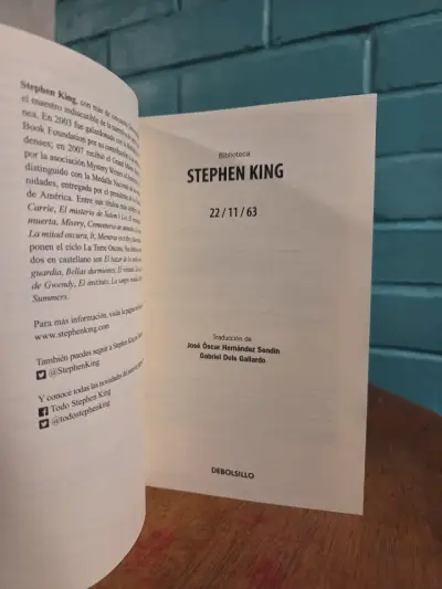 Libro Stephen King 22/11/63 - miniatura 4