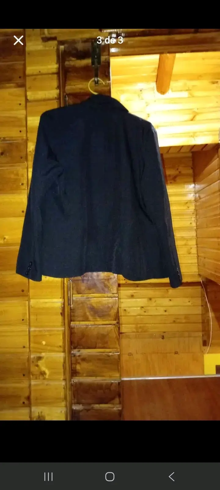 Blazer negro de hombre - 3