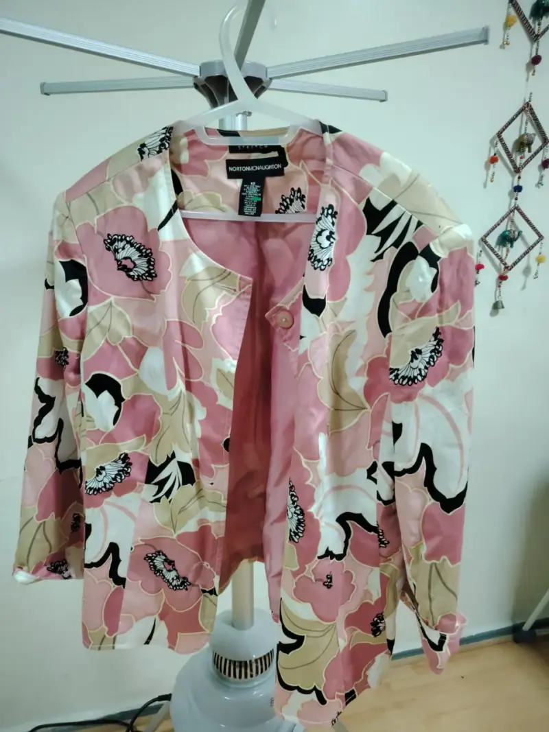 Blazer estampado floral