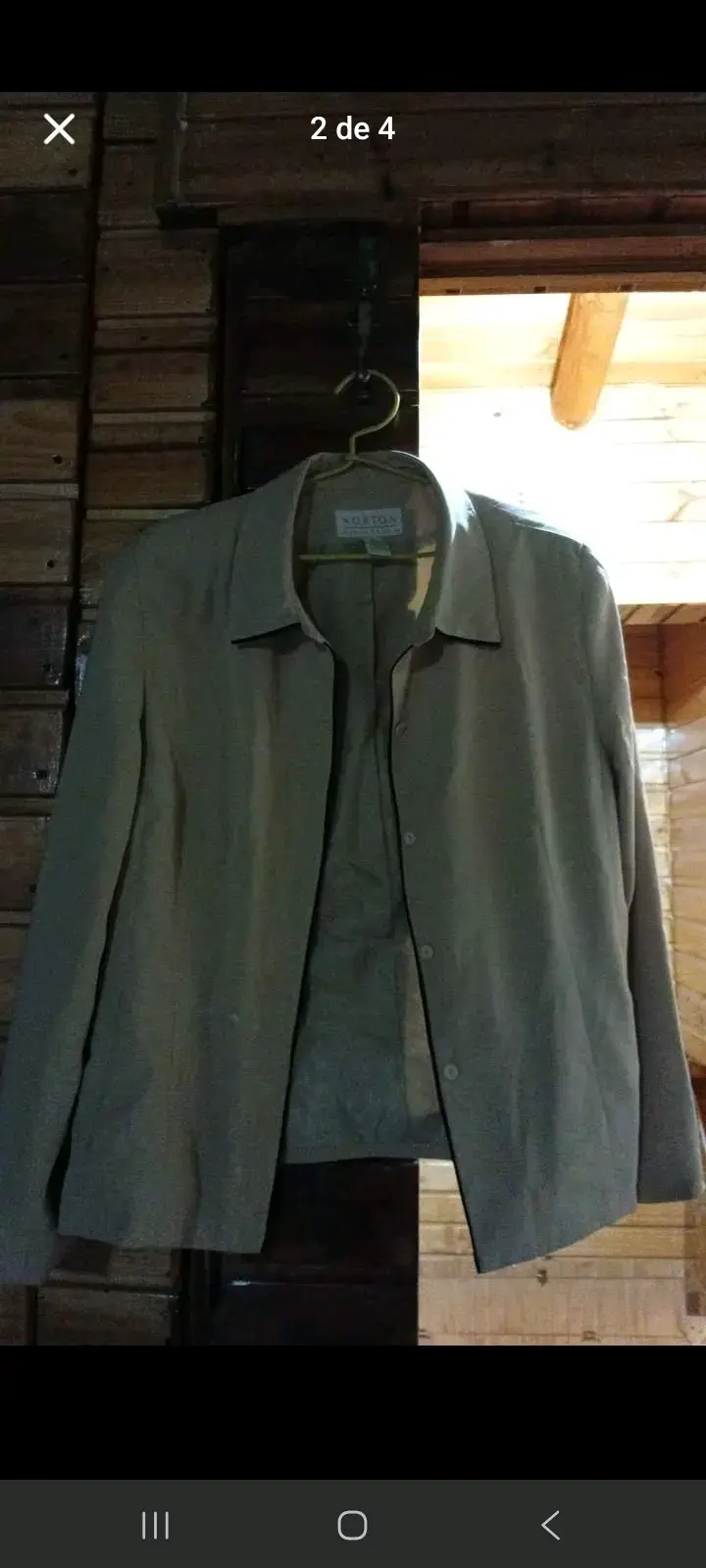Chaqueta beige casual - 1